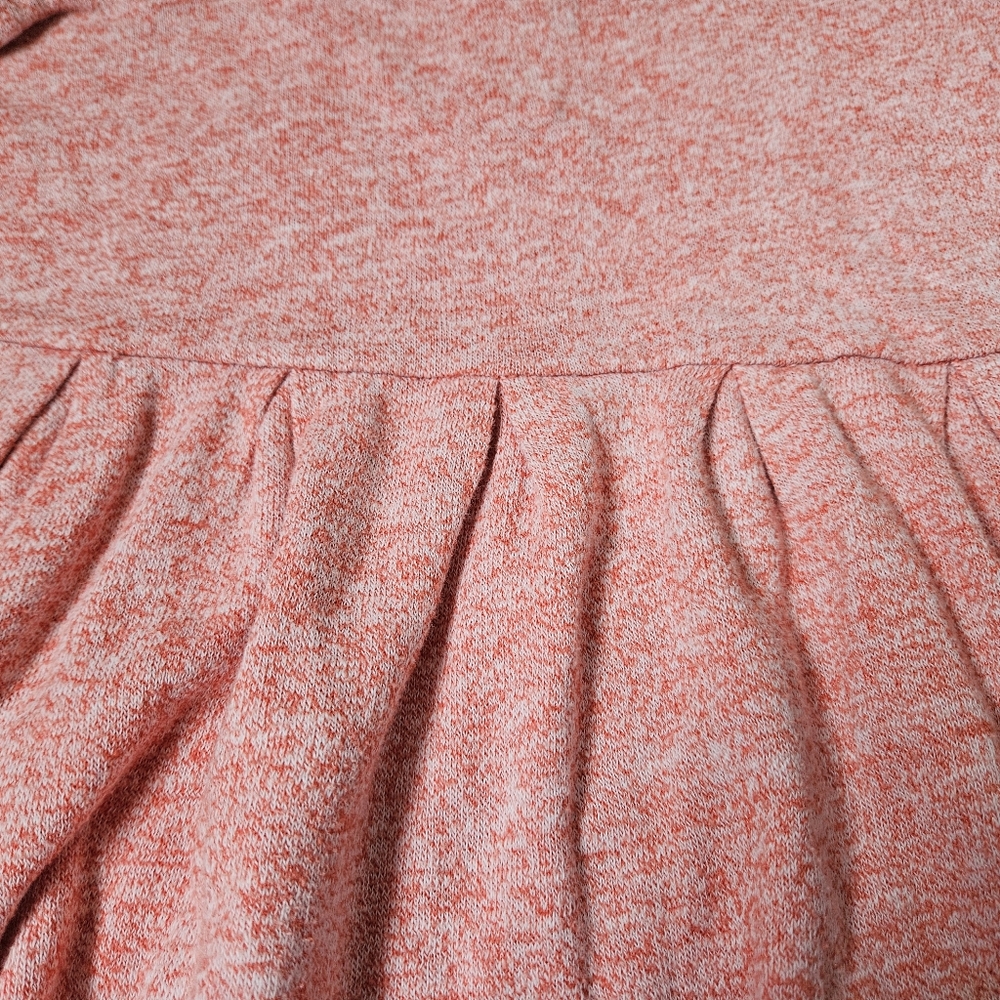 $5 In A Bundle! Gap Small 6/7 Knit Dress Coral/Orange And White - Picture 8 of 16
